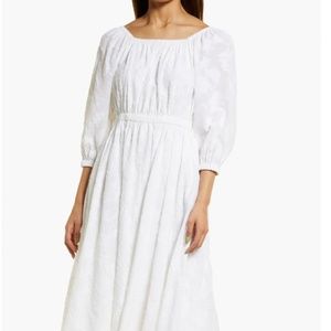 Nordstrom Matching Family Jacquard Cotton Midi Dress